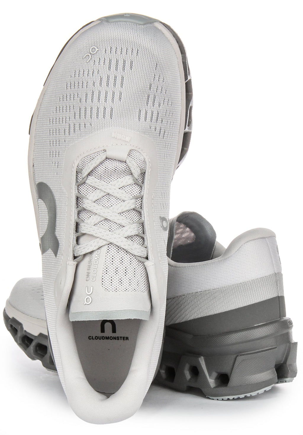 On Running Cloudmonster 2 In Grey For Women