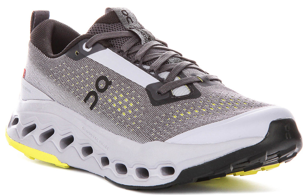 On Running Cloudsurfer Trail 2 In Grey For Women