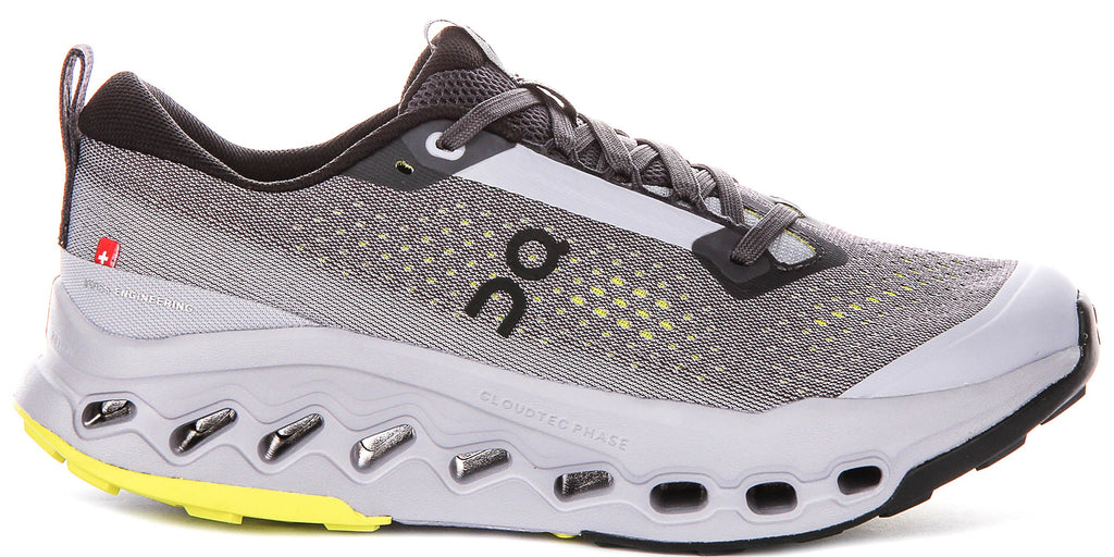 On Running Cloudsurfer Trail 2 In Grey For Women
