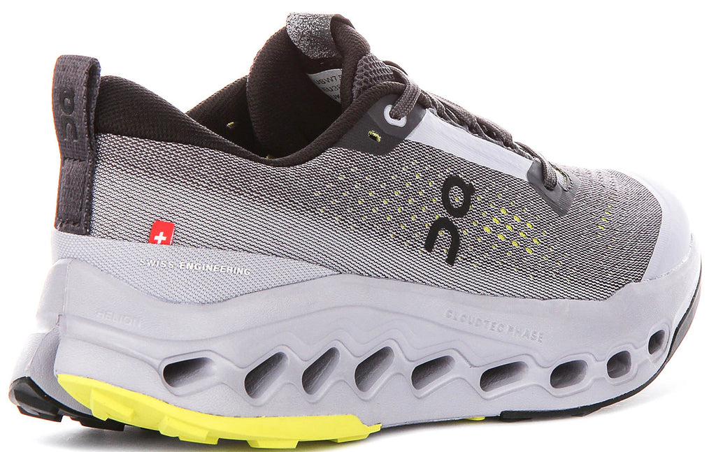 On Running Cloudsurfer Trail 2 In Grey For Women