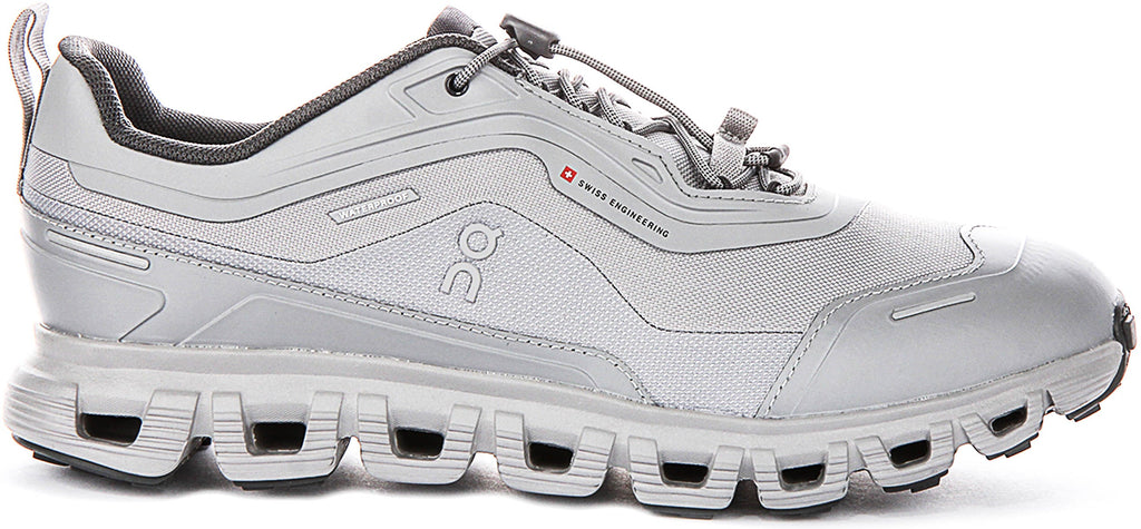 On Running Cloud 6 Geo Waterproof In Grey For Men