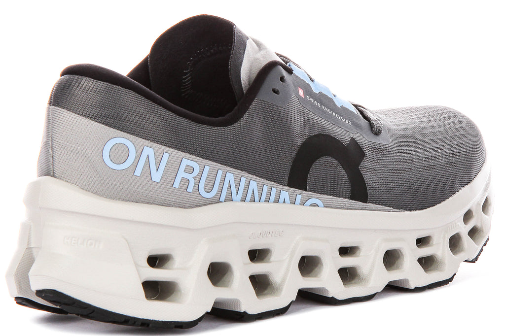 On Running Cloudmonster 3 In Grey For Men