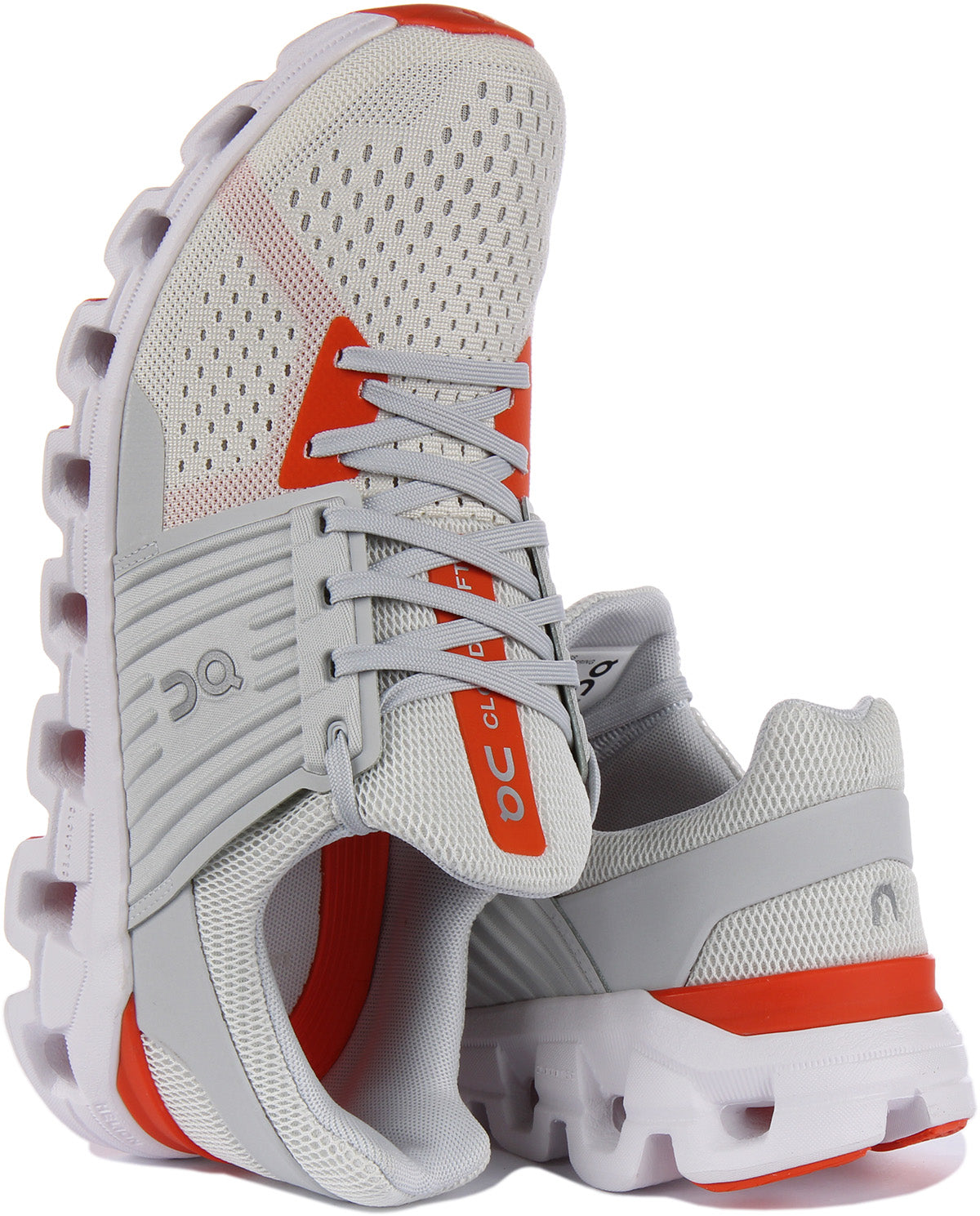On Running Cloudswift In Grey Orange For Men