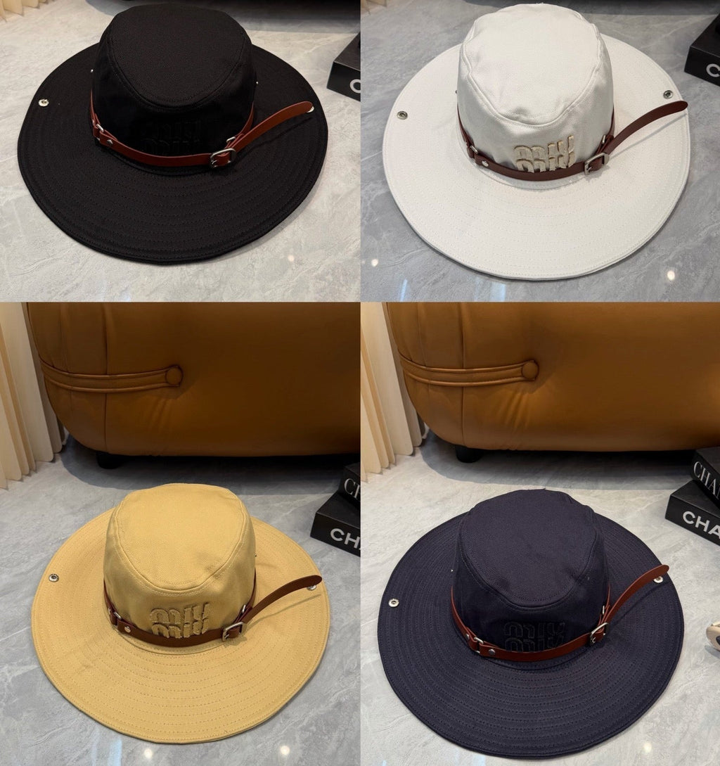 Miu Foldable Fisherman Hat Cotton 323655