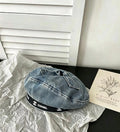 CC Beret Blue in Demin Cotton 212668