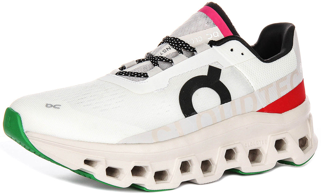On Running Cloudmonster In Ivory For Men