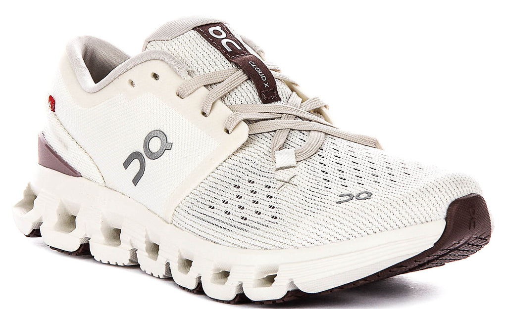 On Running Cloud X 4 In Ivory For Women