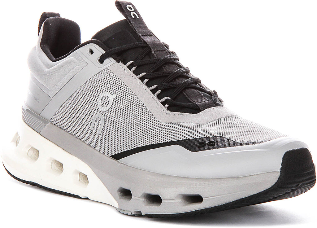 On Running Cloudnova X In Light Grey For Men