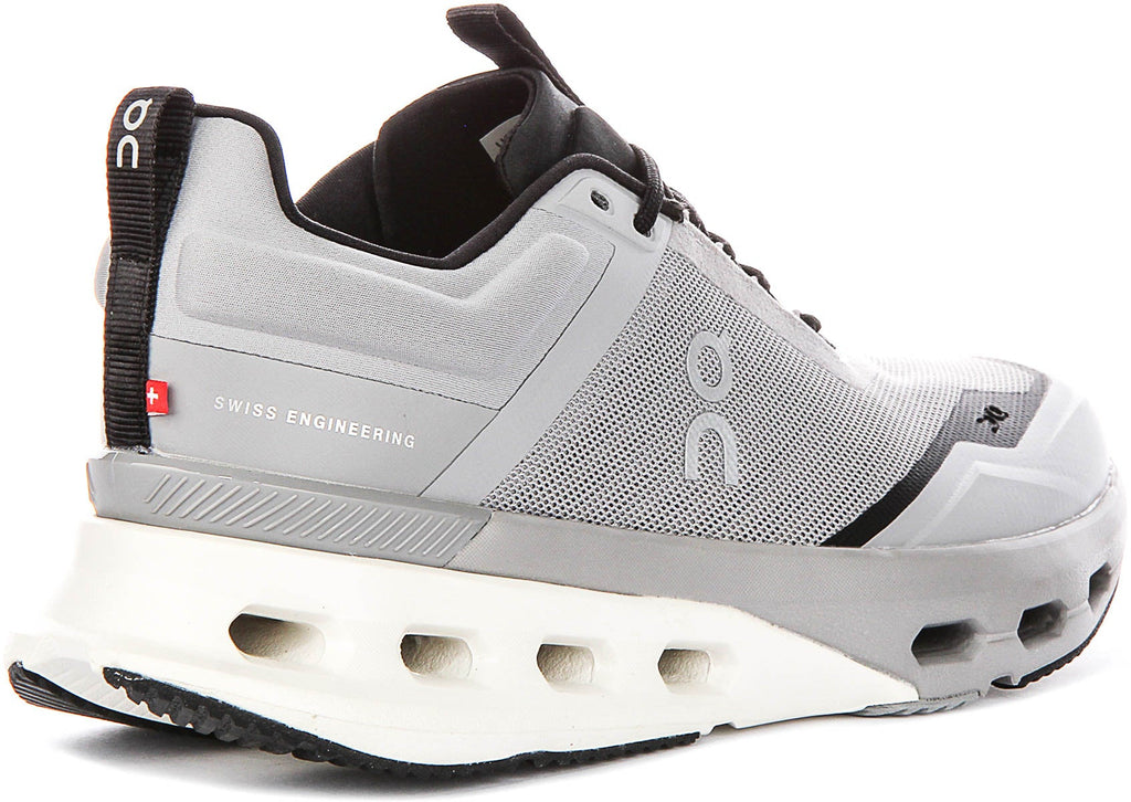 On Running Cloudnova X In Light Grey For Men