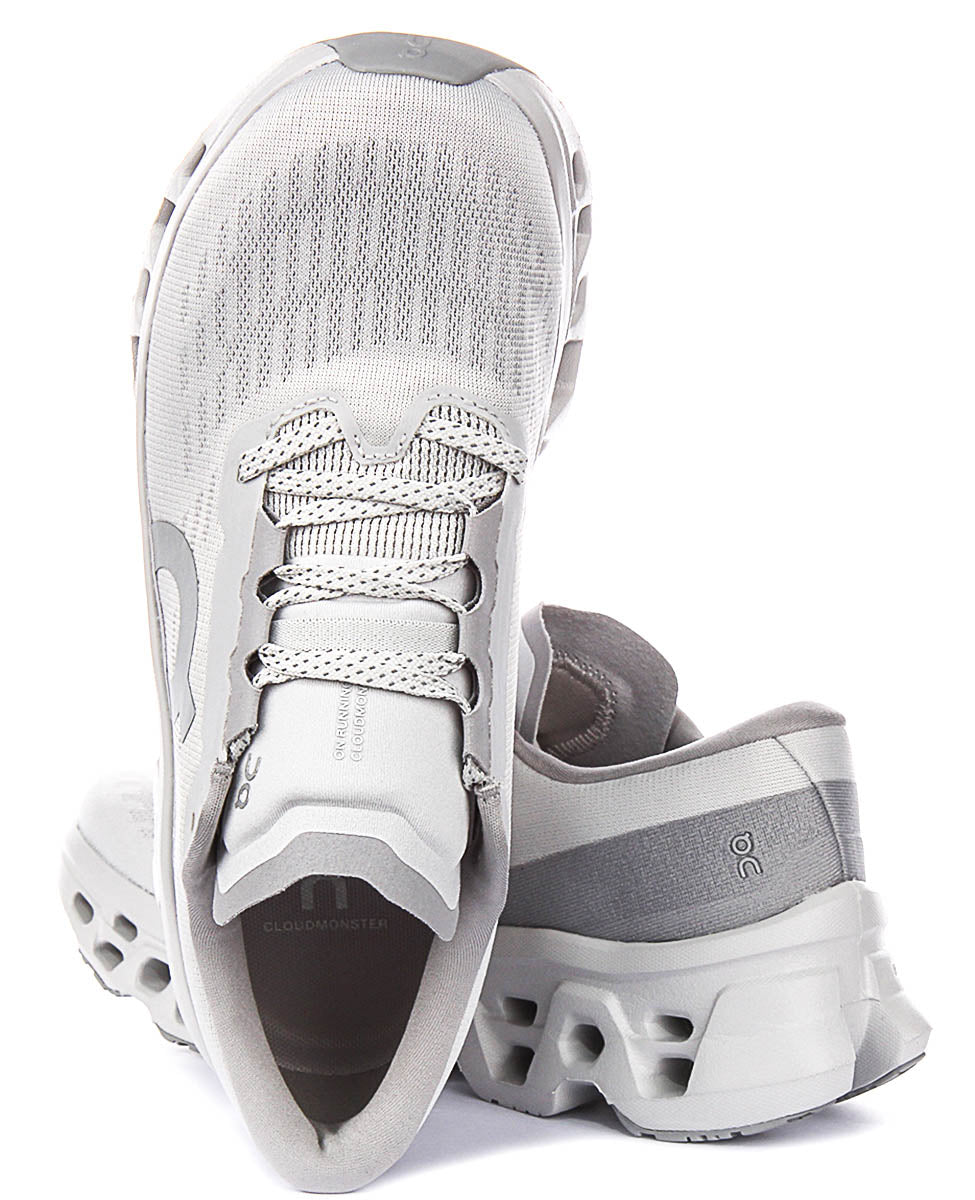 On Running Cloudmonster 3 In Light Grey For Men