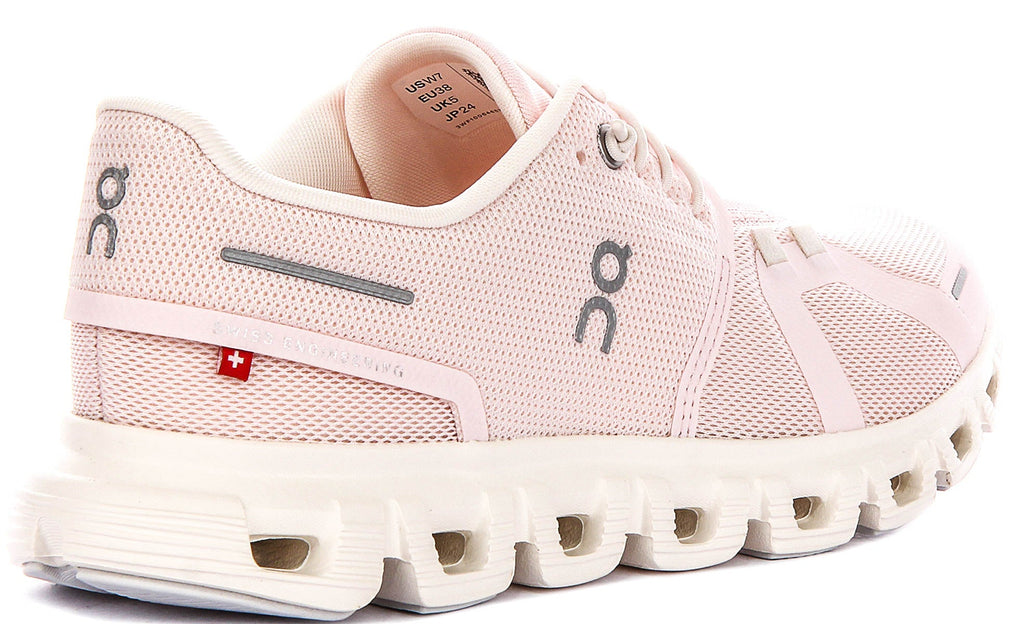 On Running Cloud 6 In Light Pink For Women