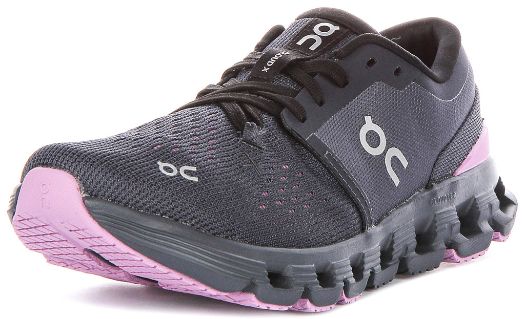 On Running Cloud X 4 In Navy Pink For Women