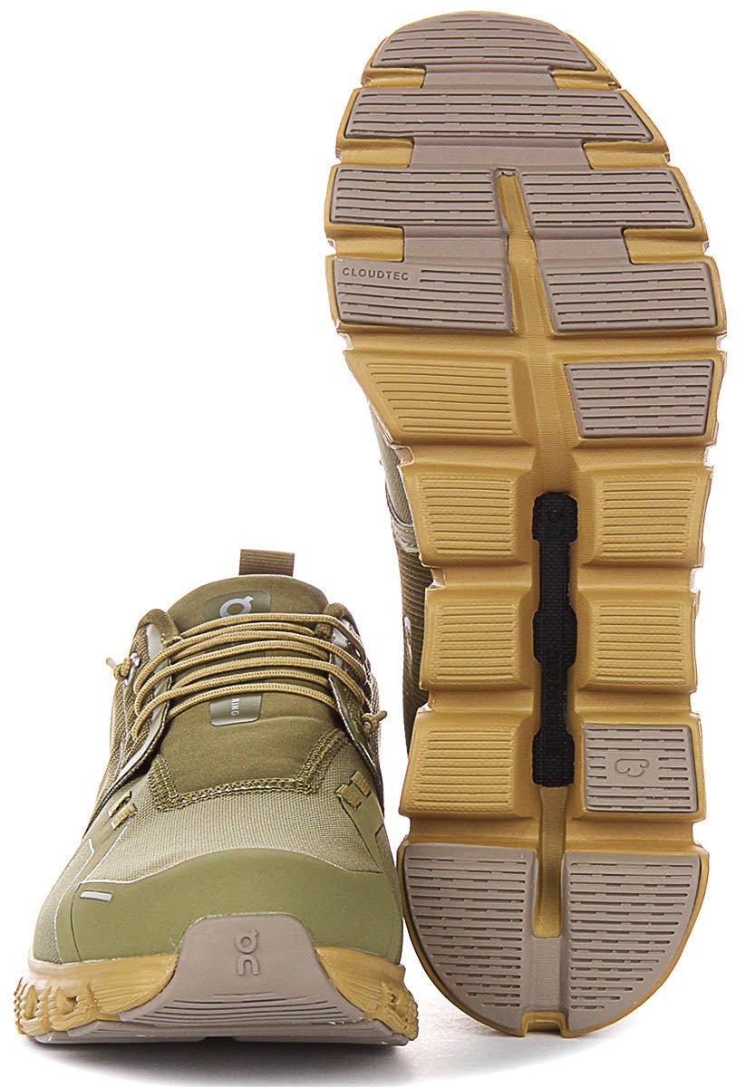 On Running Cloud 6 Waterproof In Olive For Men