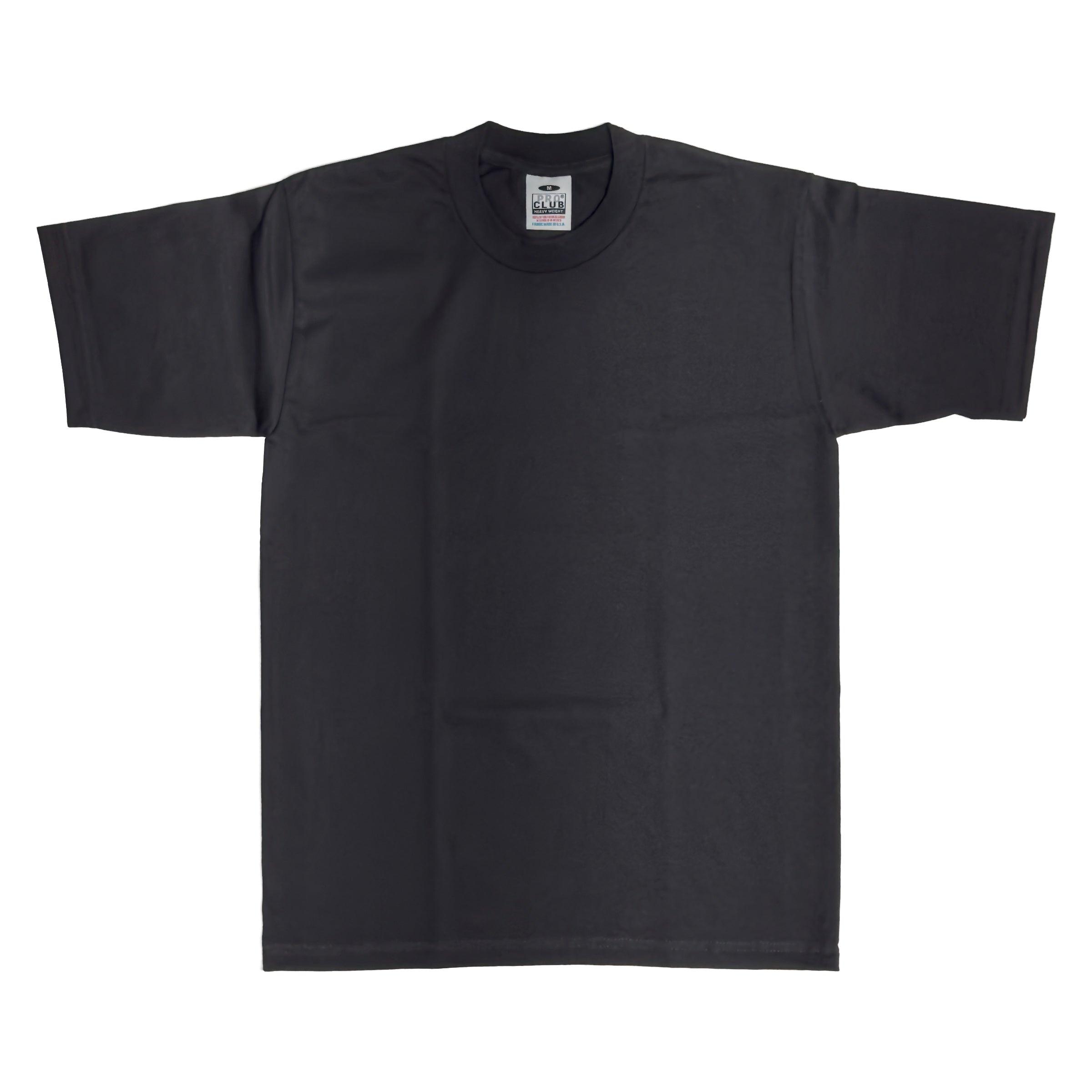 Pro Club Men's Heavyweight Cotton Short Sleeve Crew Neck T-Shirt