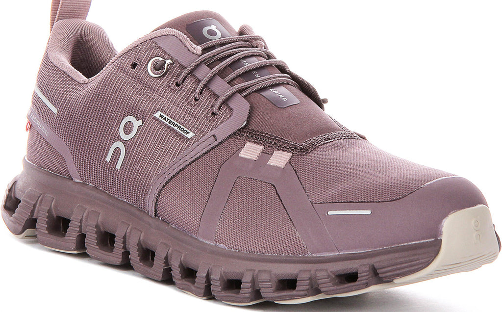 On Running Cloud 6 Waterproof In Purple For Women