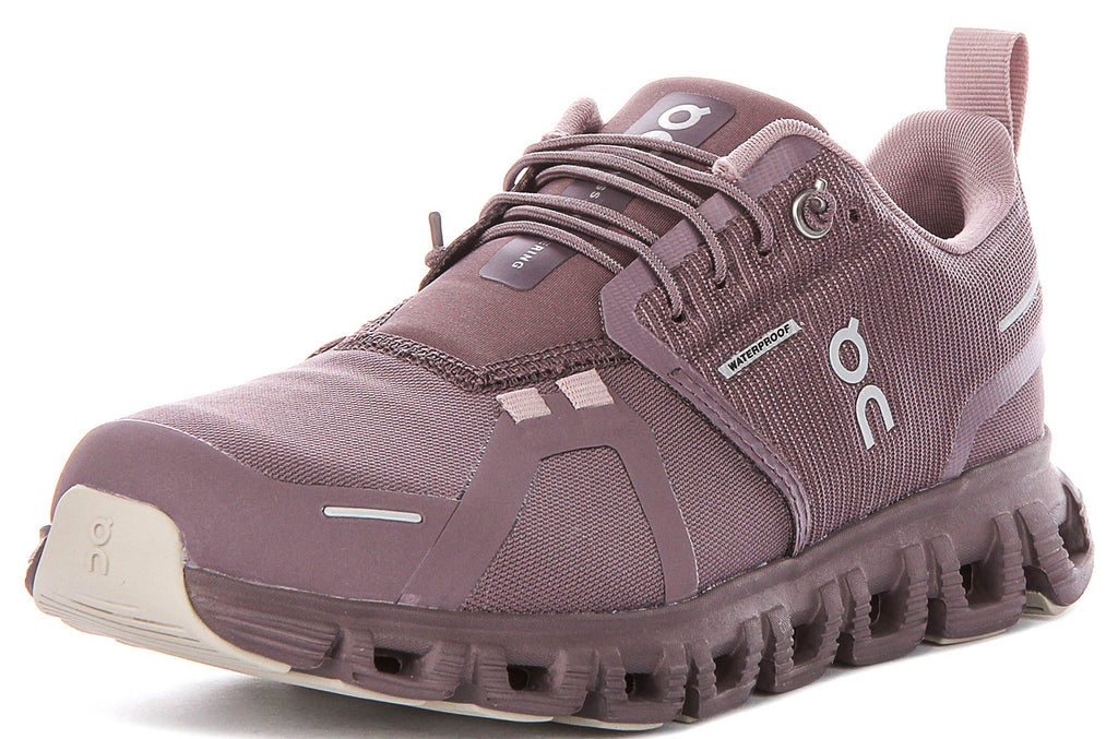 On Running Cloud 6 Waterproof In Purple For Women