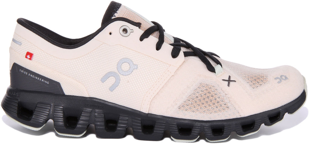 On Running Cloud X 3 In Rose For Women