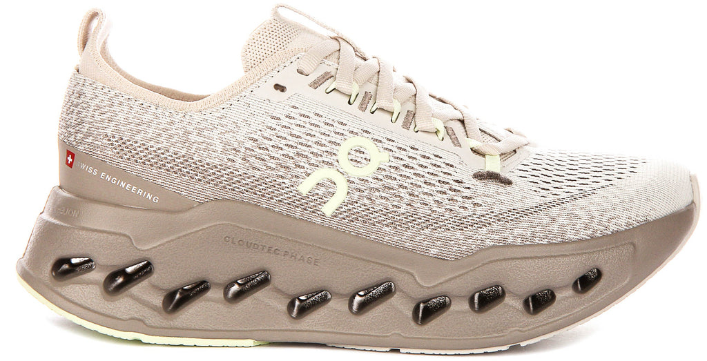 On Running Cloudsurfer Max In Taupe For Women
