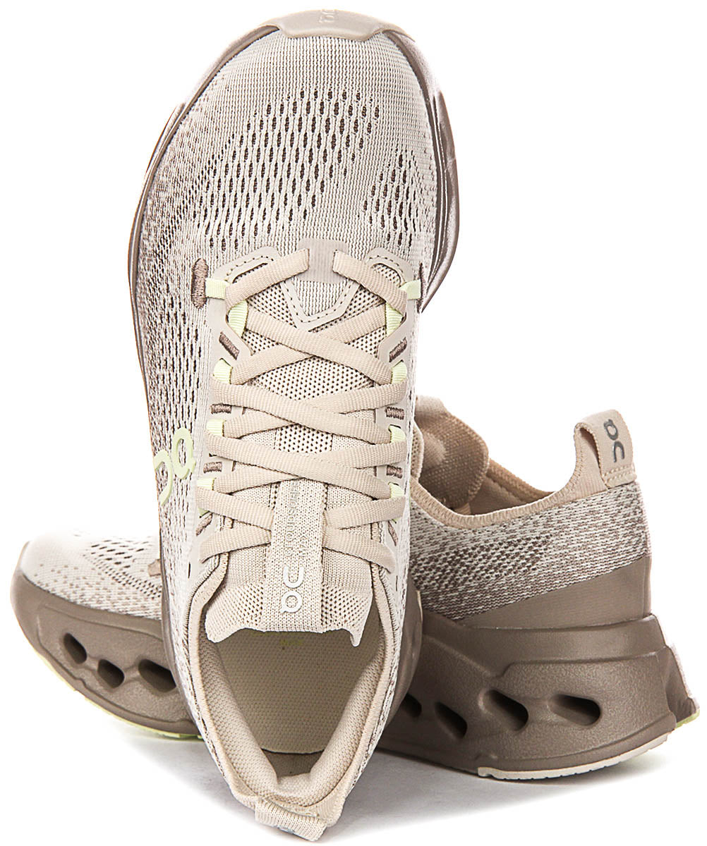 On Running Cloudsurfer Max In Taupe For Women