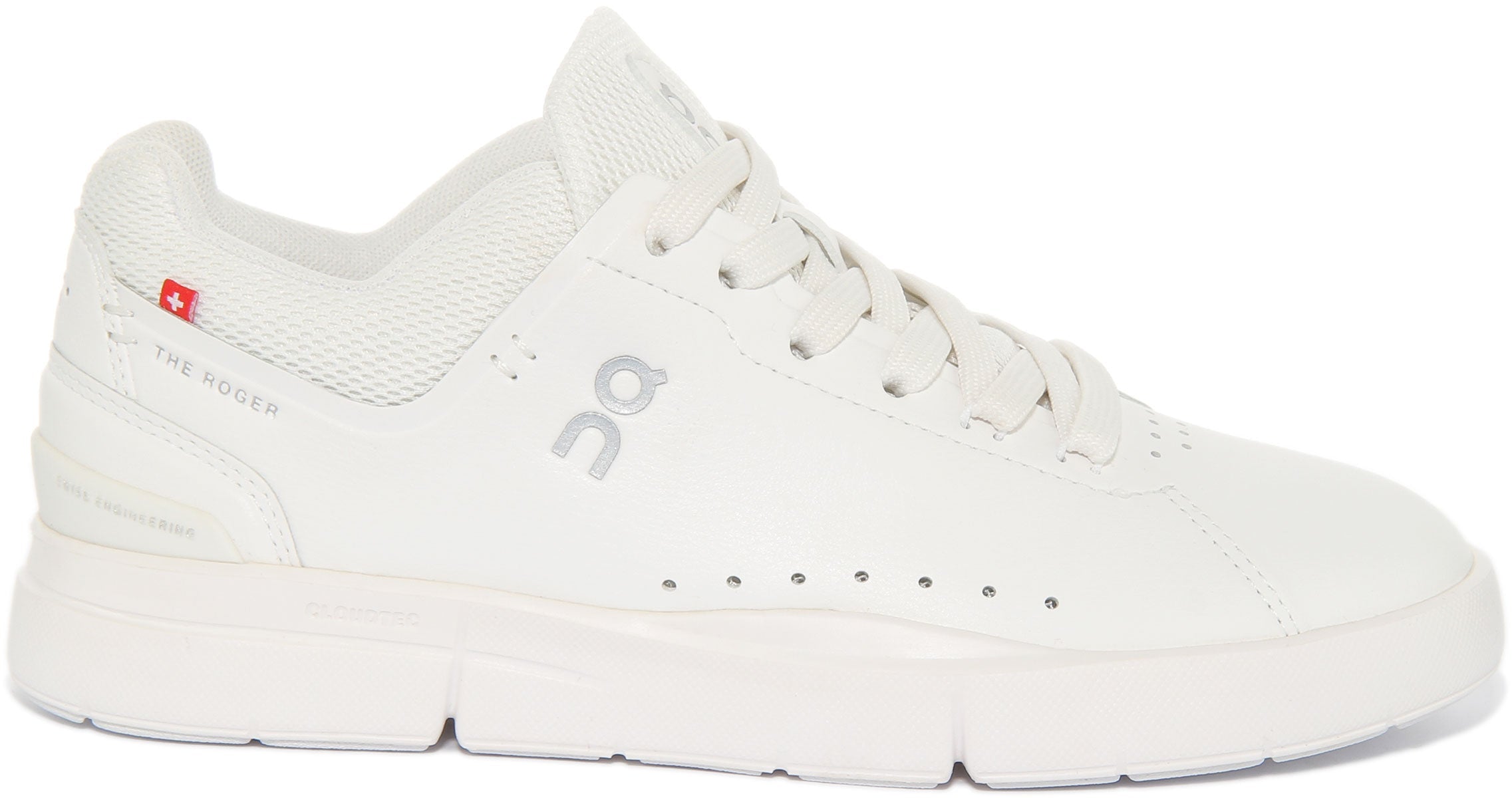 On Running The Roger Adv In White For Women