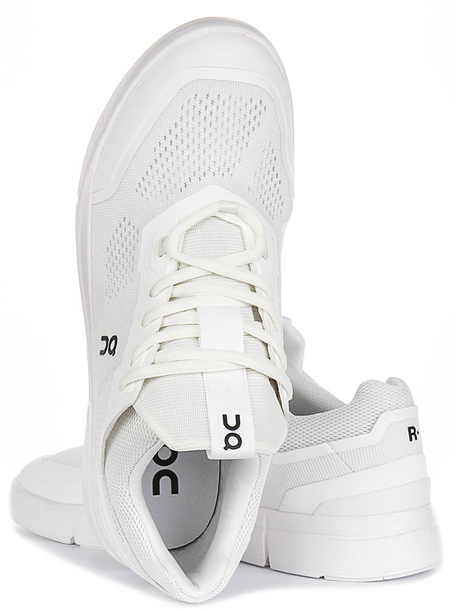 On Running The Roger Spin In White For Men