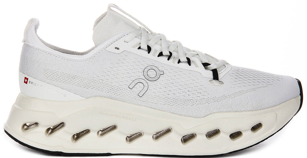 On Running Cloudsurfer Max In White For Men