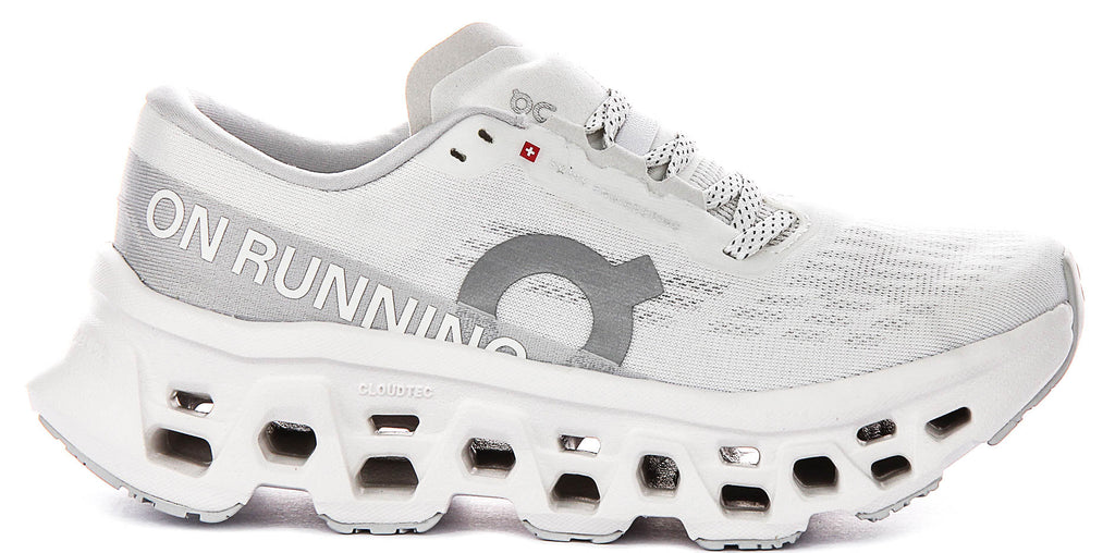 On Running Cloudmonster 3 In White For Women