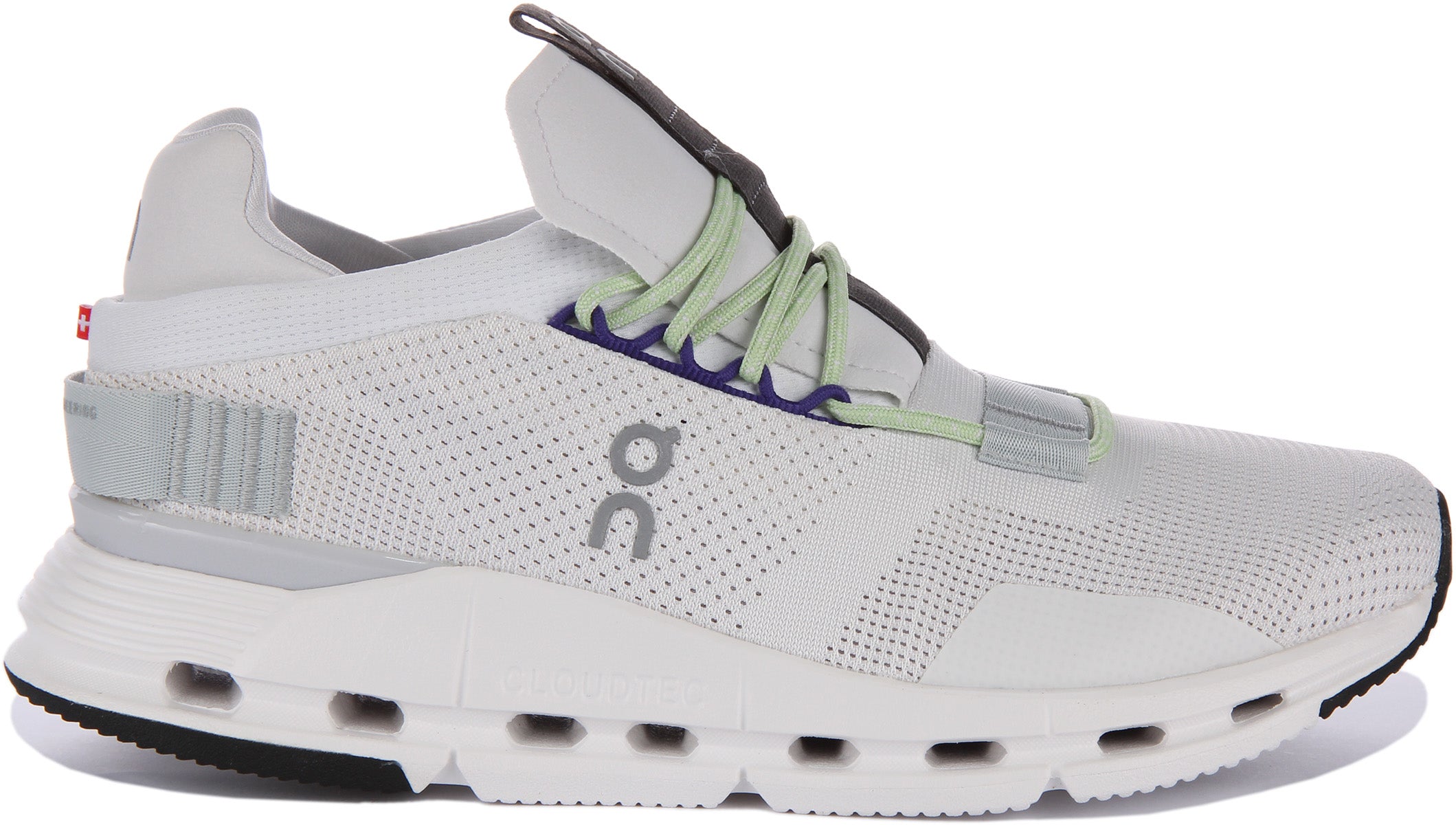 On Running Cloudnova In White Green For Men