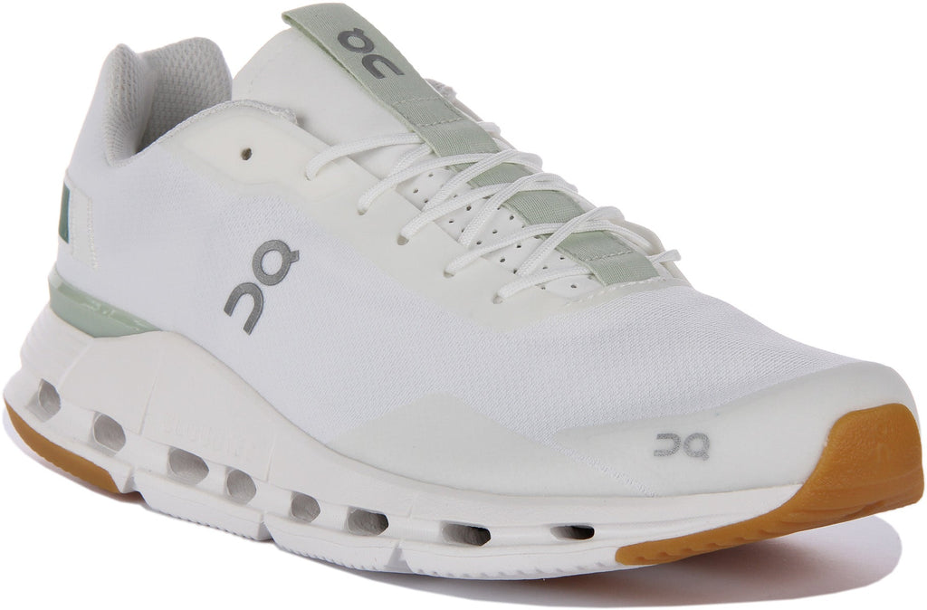 On Running Cloudnova Form In White Green For Men