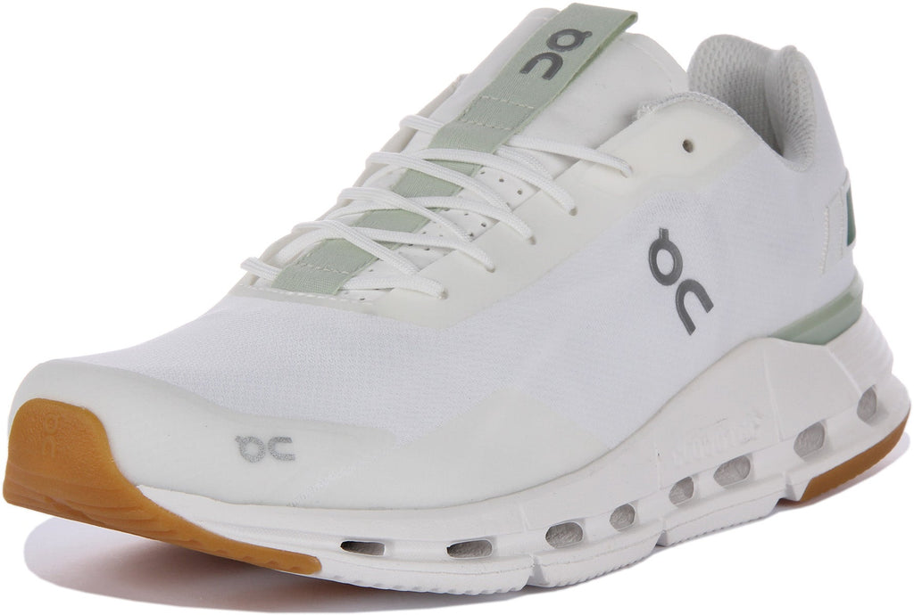 On Running Cloudnova Form In White Green For Men