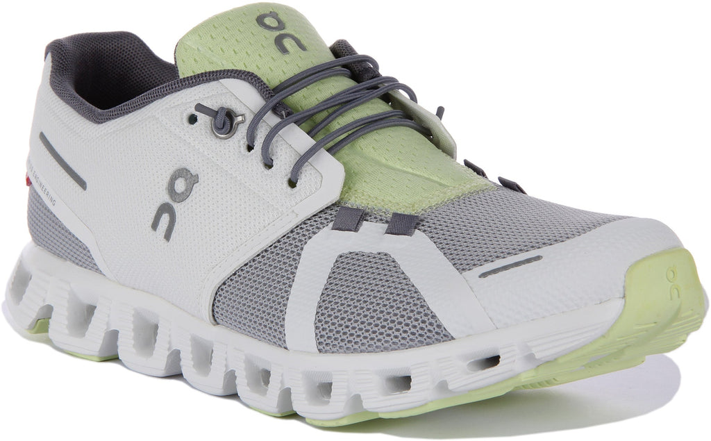 On Running Cloud 5 Push In White Grey For Men