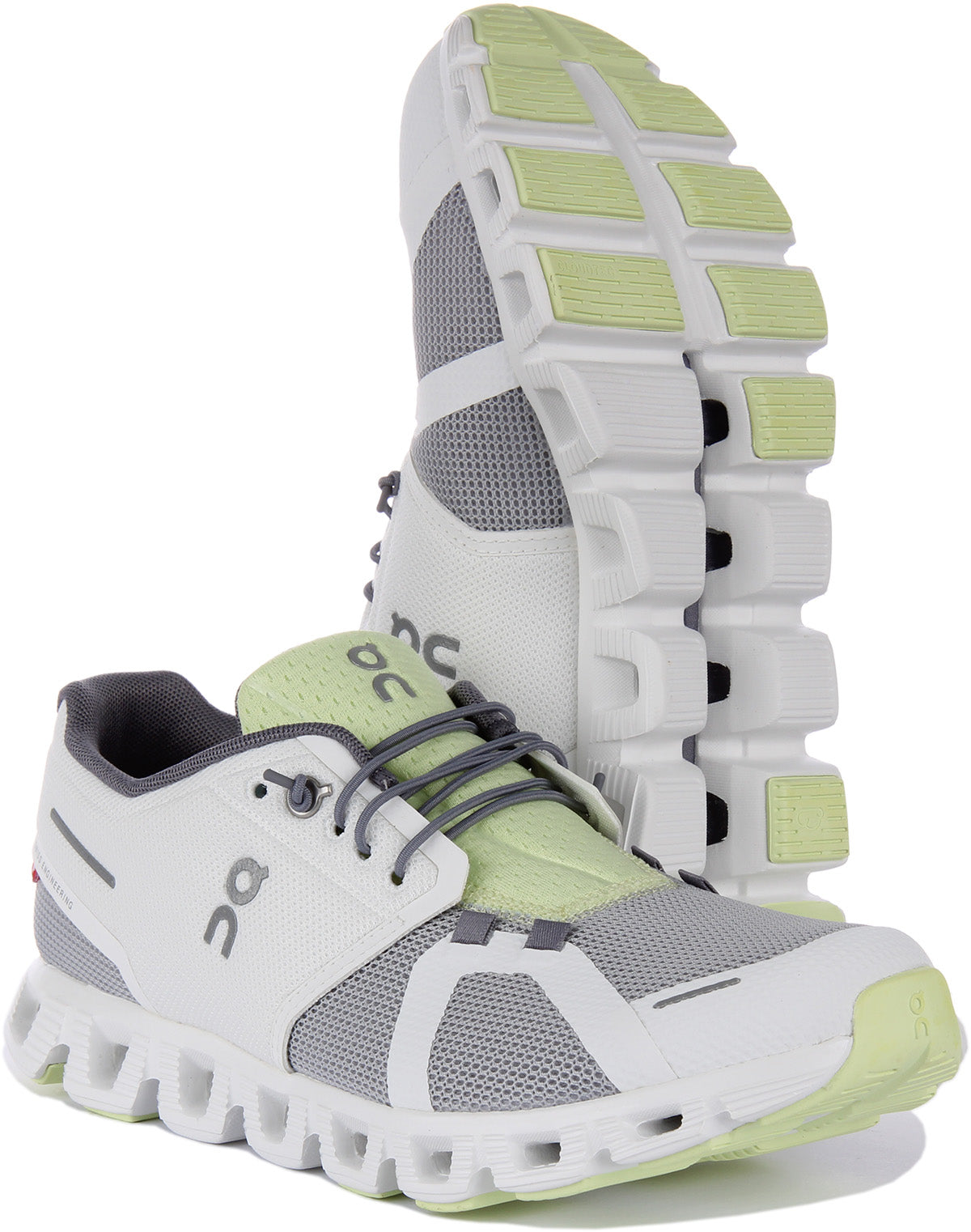 On Running Cloud 5 Push In White Grey For Men