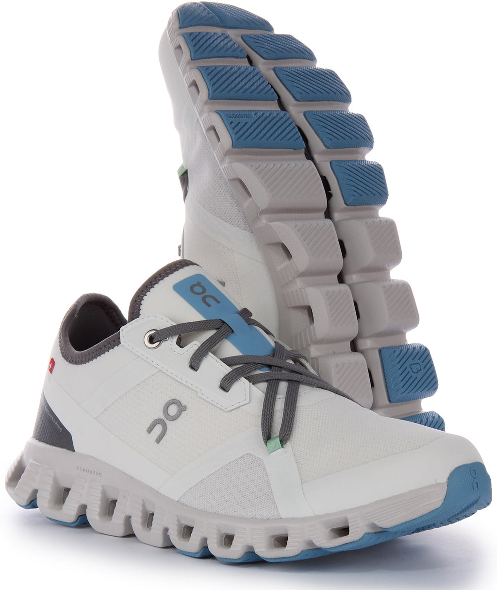 On Running Cloud X Ad In White Grey For Men