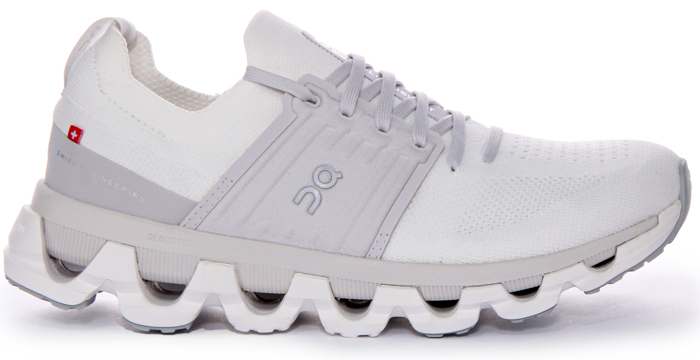 On Running Cloudswift 3 In White Grey For Women