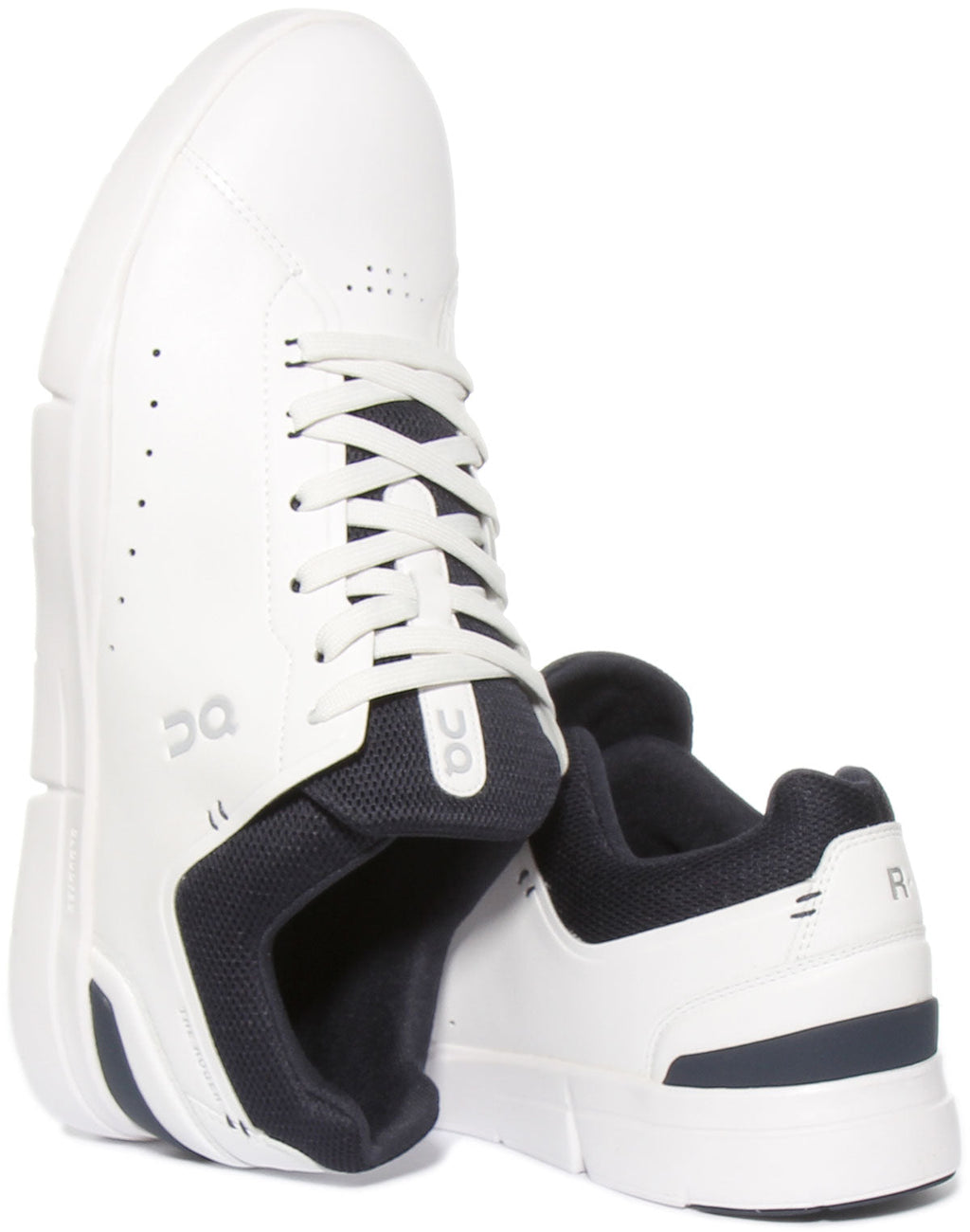 On Running The Roger Advantage In White Navy For Men