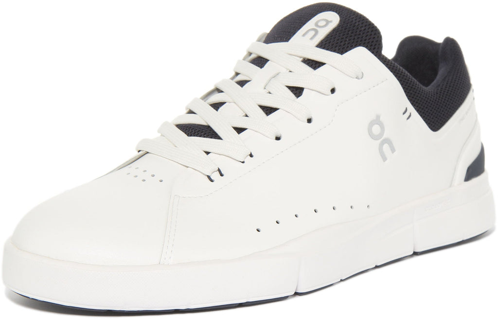 On Running The Roger Advantage In White Navy For Men