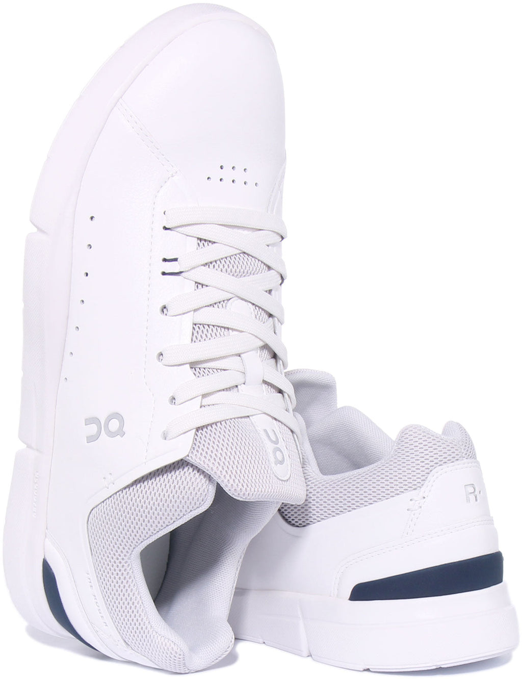 On Running The Roger Advantage In White Navy For Men