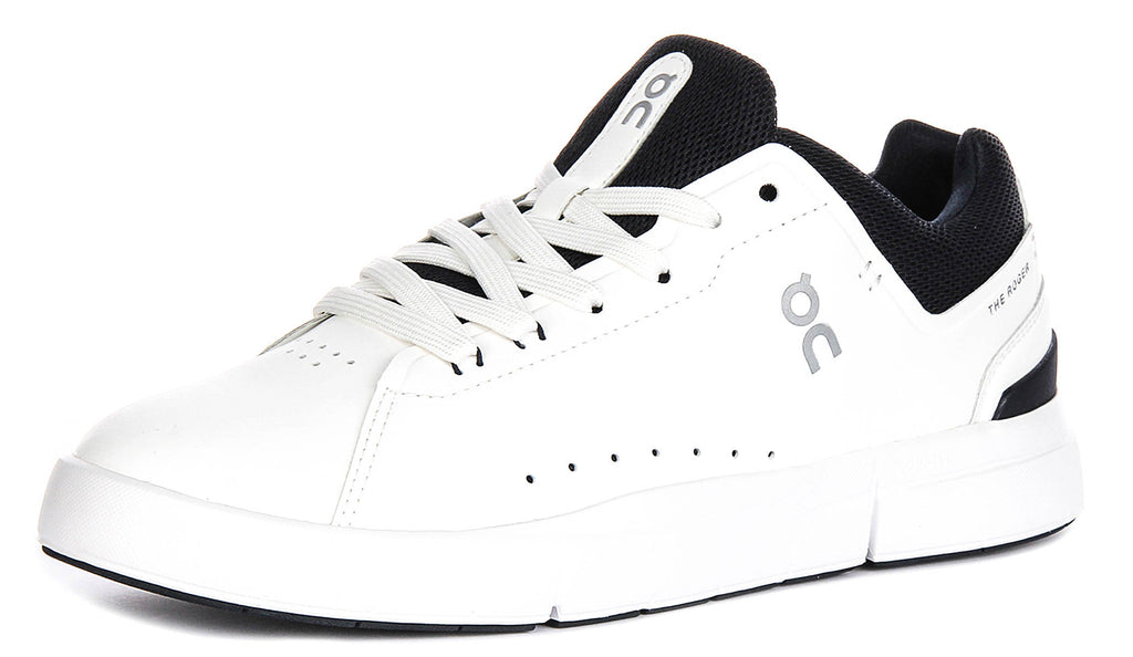 On Running The Roger Adv In White Navy For Men