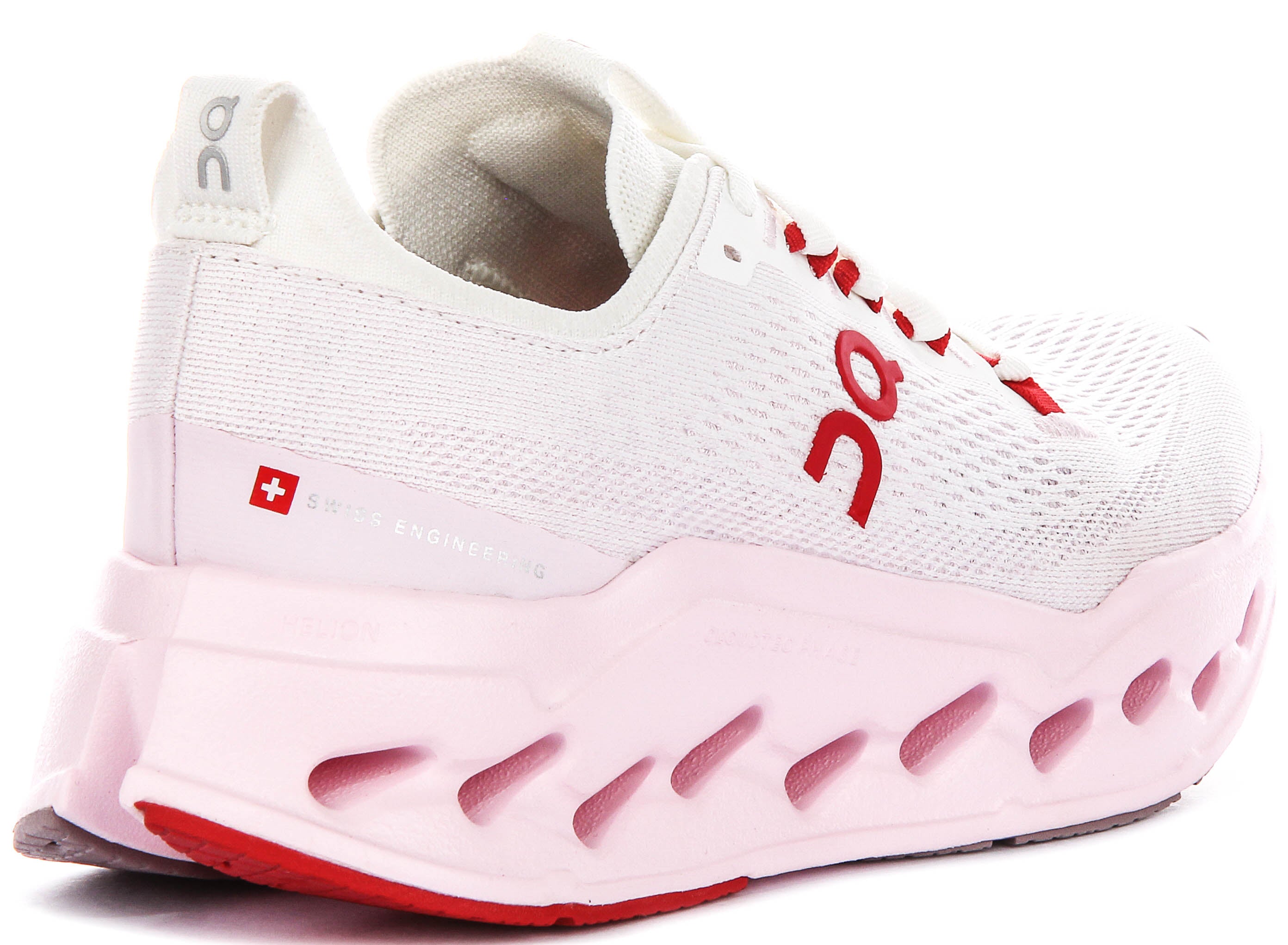 On Running Cloudsurfer Max In White Pink For Women