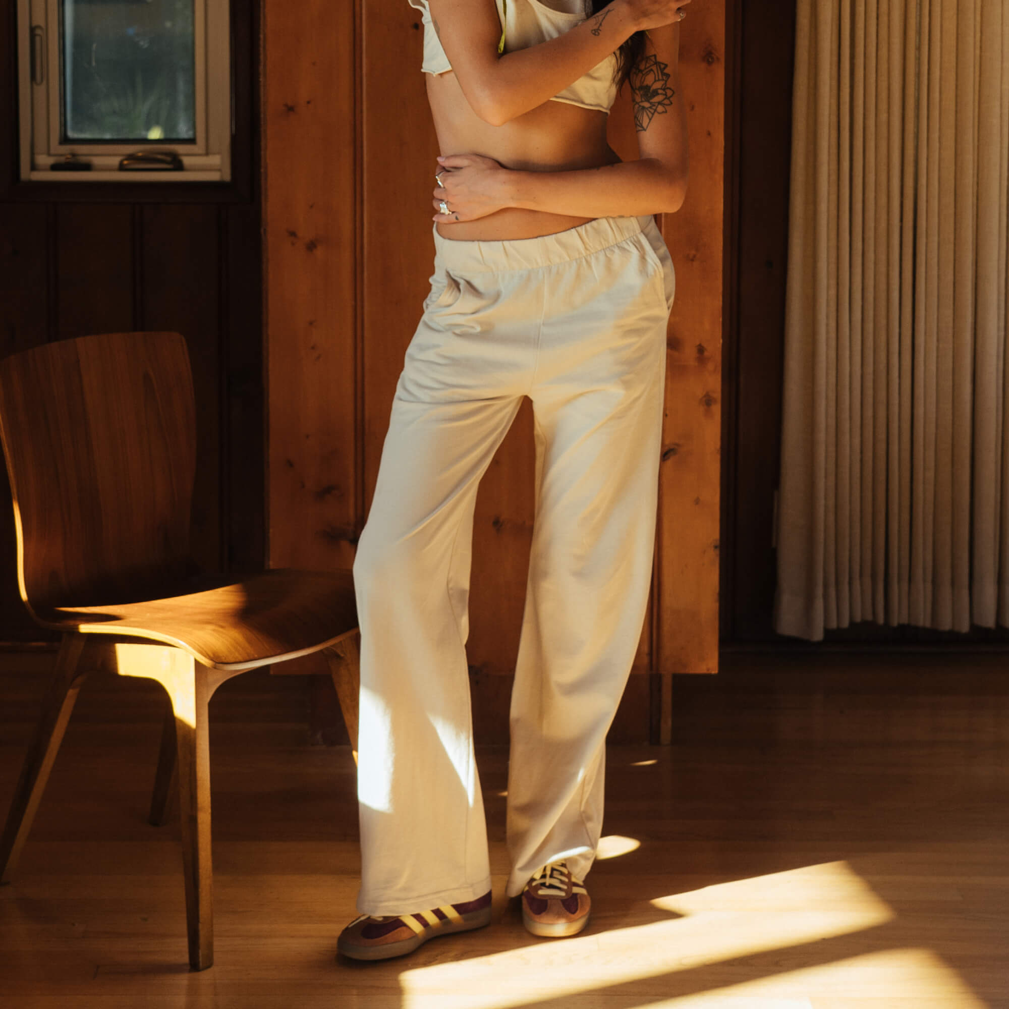 WOMENS FRENCH TERRY LOUNGE PANT