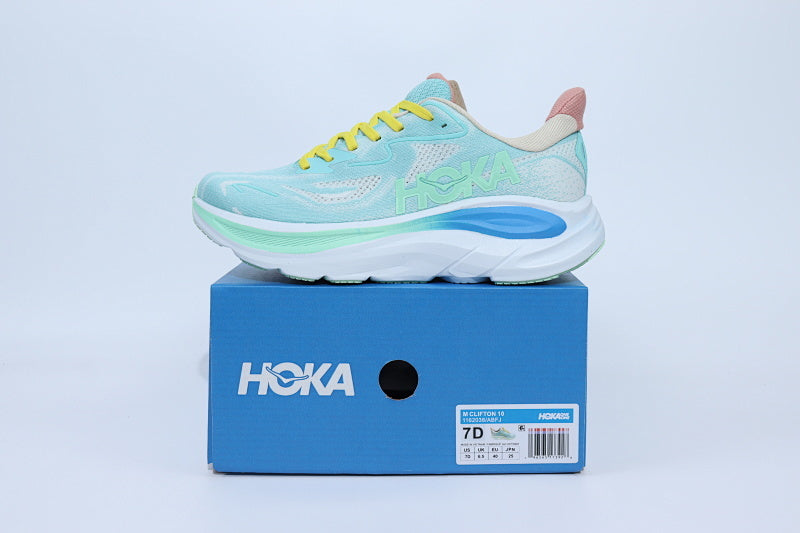 Hoka Clifton 10 Running Shoes - Lightweight Cushioned Trainer
