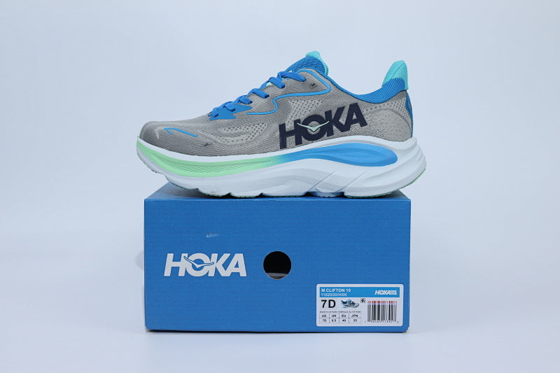 Hoka Clifton 10 Running Shoes - Lightweight Cushioned Trainer