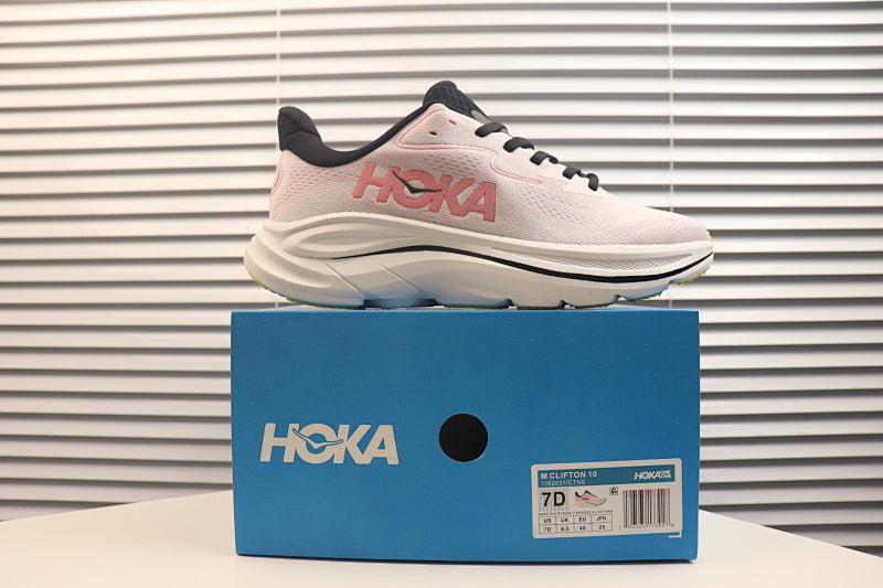 Hoka Clifton 10 Running Shoes - Lightweight Cushioned Trainer