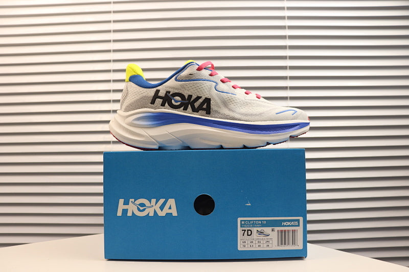 Hoka Clifton 10 Running Shoes - Lightweight Cushioned Trainer