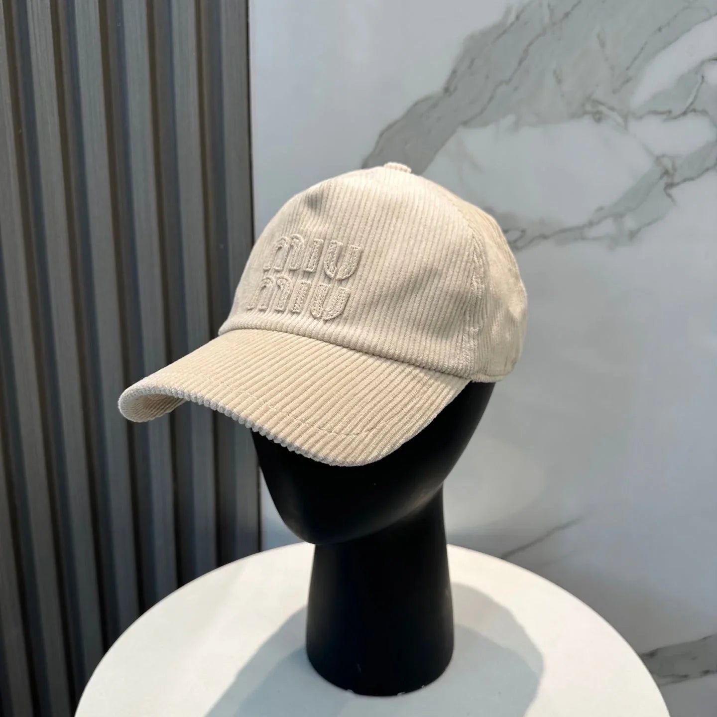 Miu Baseball Cap Velvet 297633