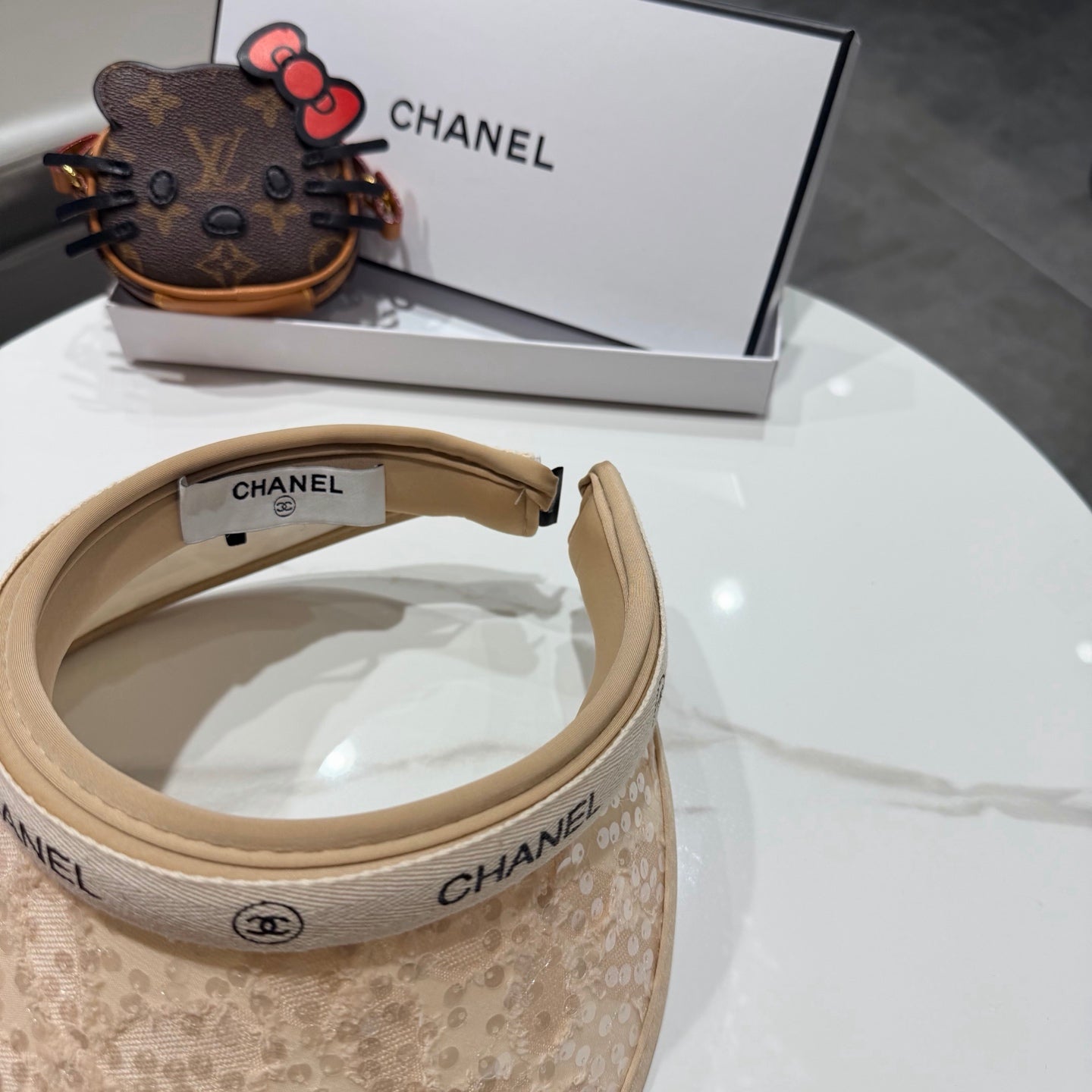 Chanel Sequin Sun Hat