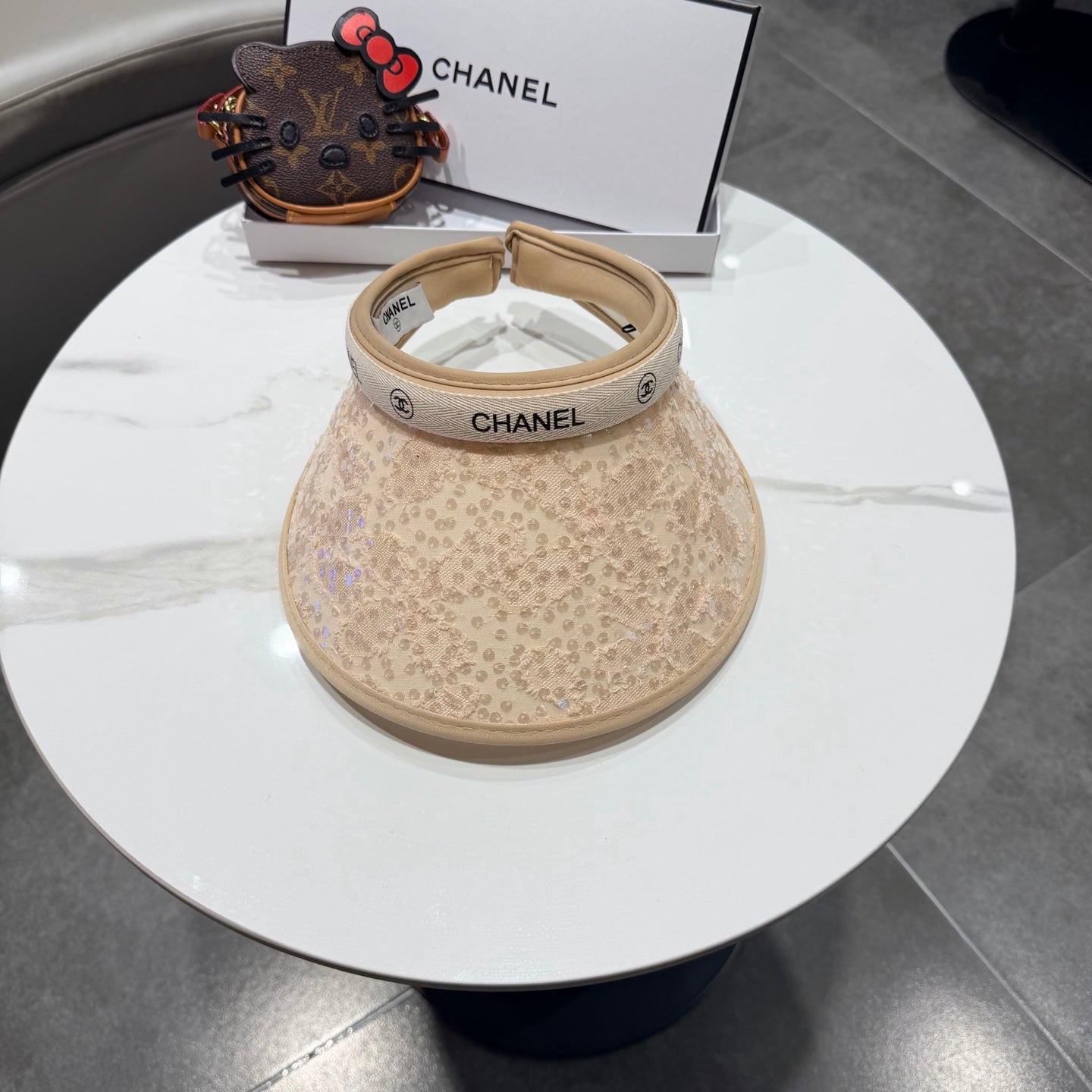Chanel Sequin Sun Hat