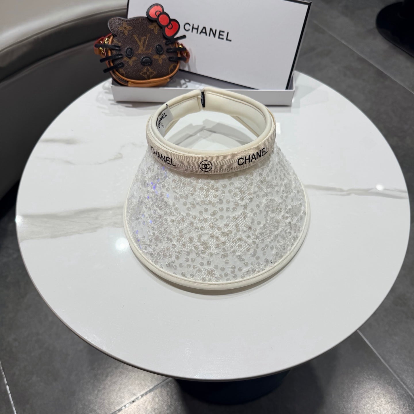 Chanel Sequin Sun Hat