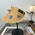 Miu Visor Hat Woven 343487
