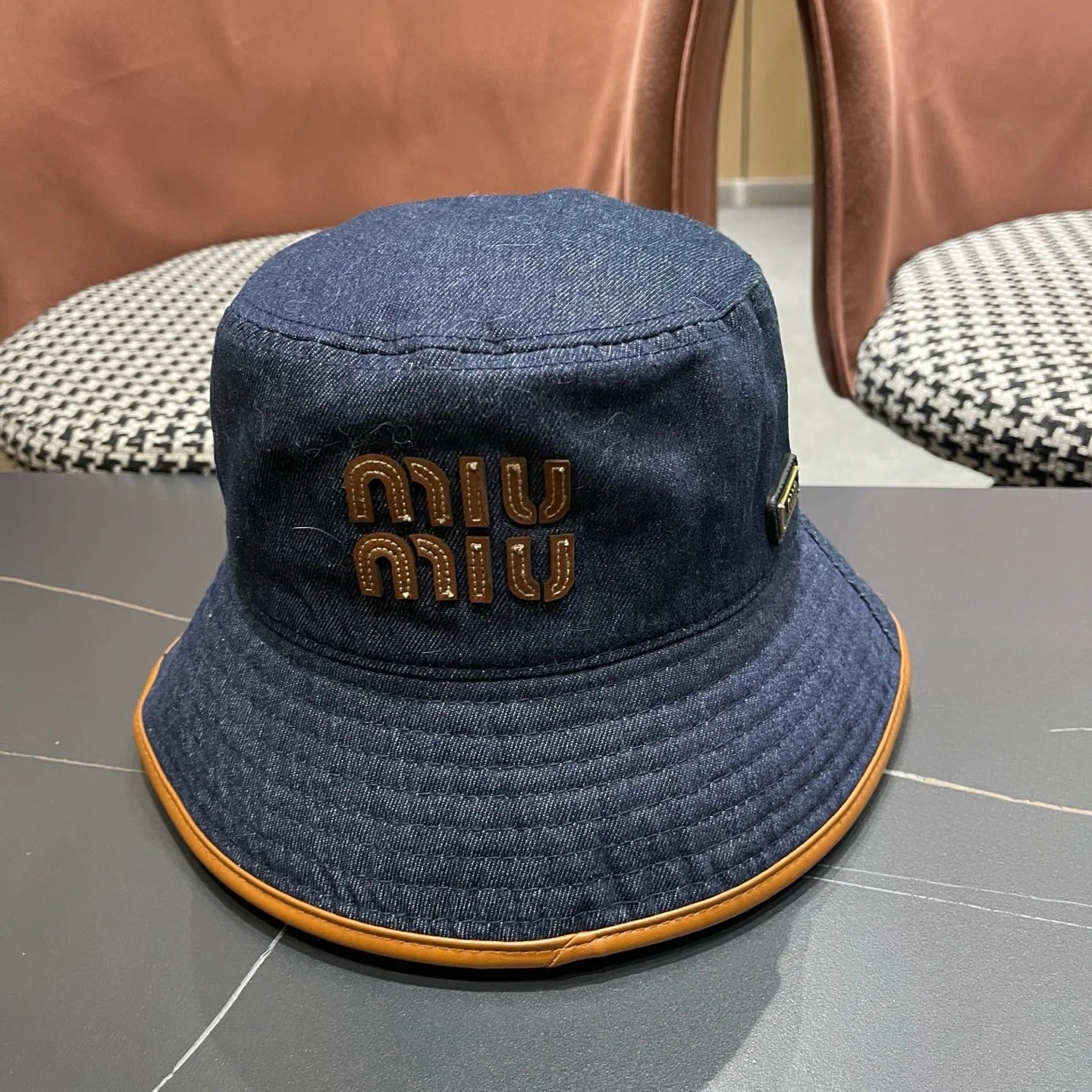 Miumiu Denim Bucket Hat 221138